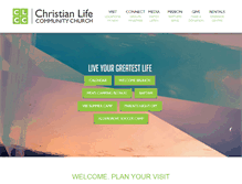 Tablet Screenshot of clcc.ca